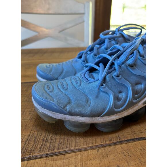 Nike Air Vapormax Plus Work Blue Cool Grey 924453 402 Mens Size 7.5 - Picture 5 of 12